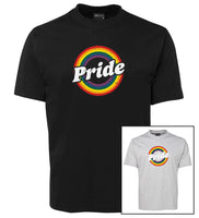 Retro Rainbow Pride Logo T-Shirt (Colour Choices)