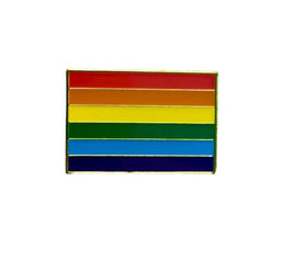 Original Rainbow Pride Flag Enamel Badge (2.5cm x 1.7cm)