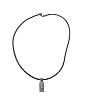 Male Symbol Pendant on Leather Necklace