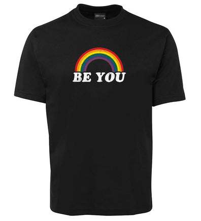 Be You Rainbow Logo T-Shirt (Black)