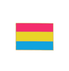 Pansexual Pride Flag Enamel Badge (Large)