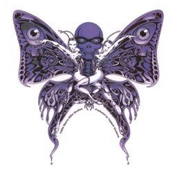 Butterfly Twins Goth Sticker by Maxine Miller Studios