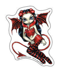 Devilish Fairy Sticker by Jasmine Becket-Griffith