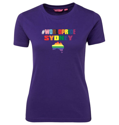 #WorldPride Sydney Femme Fit T-Shirt (Purple)