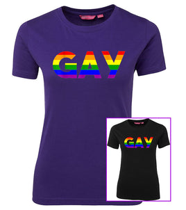 Big GAY Logo Femme Fit T-Shirt