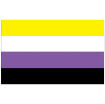Non-Binary Pride Flag (150cm x 90cm)