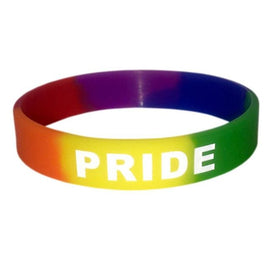 Rainbow PRIDE Silicone Wristband