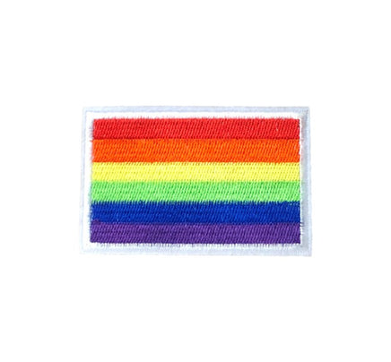 Traditional Rainbow Flag Iron-on Patch