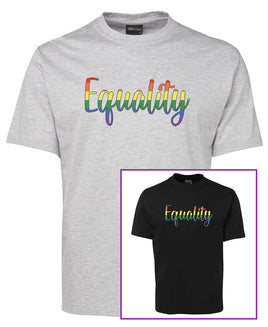 Equality (Rainbow Flag Colours) T-Shirt