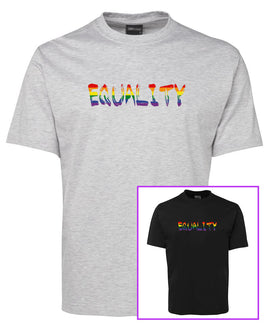 Equality ("Painted" Rainbow Flag Colours) T-Shirt