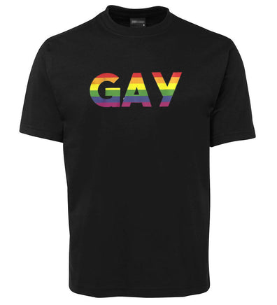 Big GAY Logo T-Shirt (Black)