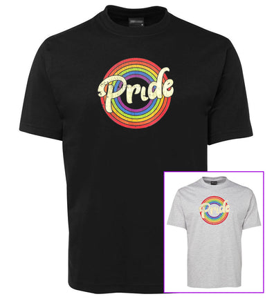 Retro Rainbow Pride Logo T-Shirt (Both Colours)