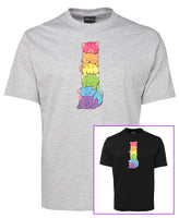 Rainbow Kitty Stack T-Shirt