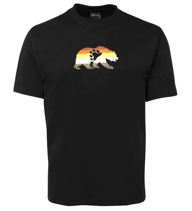Gay Bear Pride Flag T-Shirt (Black)