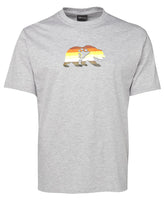 Gay Bear Pride Flag T-Shirt (Snow Grey)