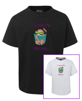 I Love My Uncles Childrens T-Shirt