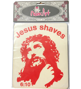 Jesus Shaves Mouse Pad