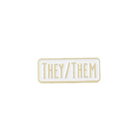 They / Them Pronoun Badge